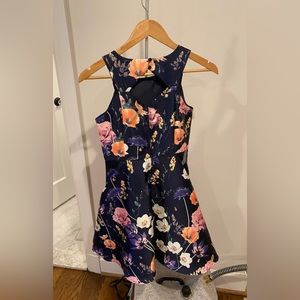 Worn once Girls floral formal dress